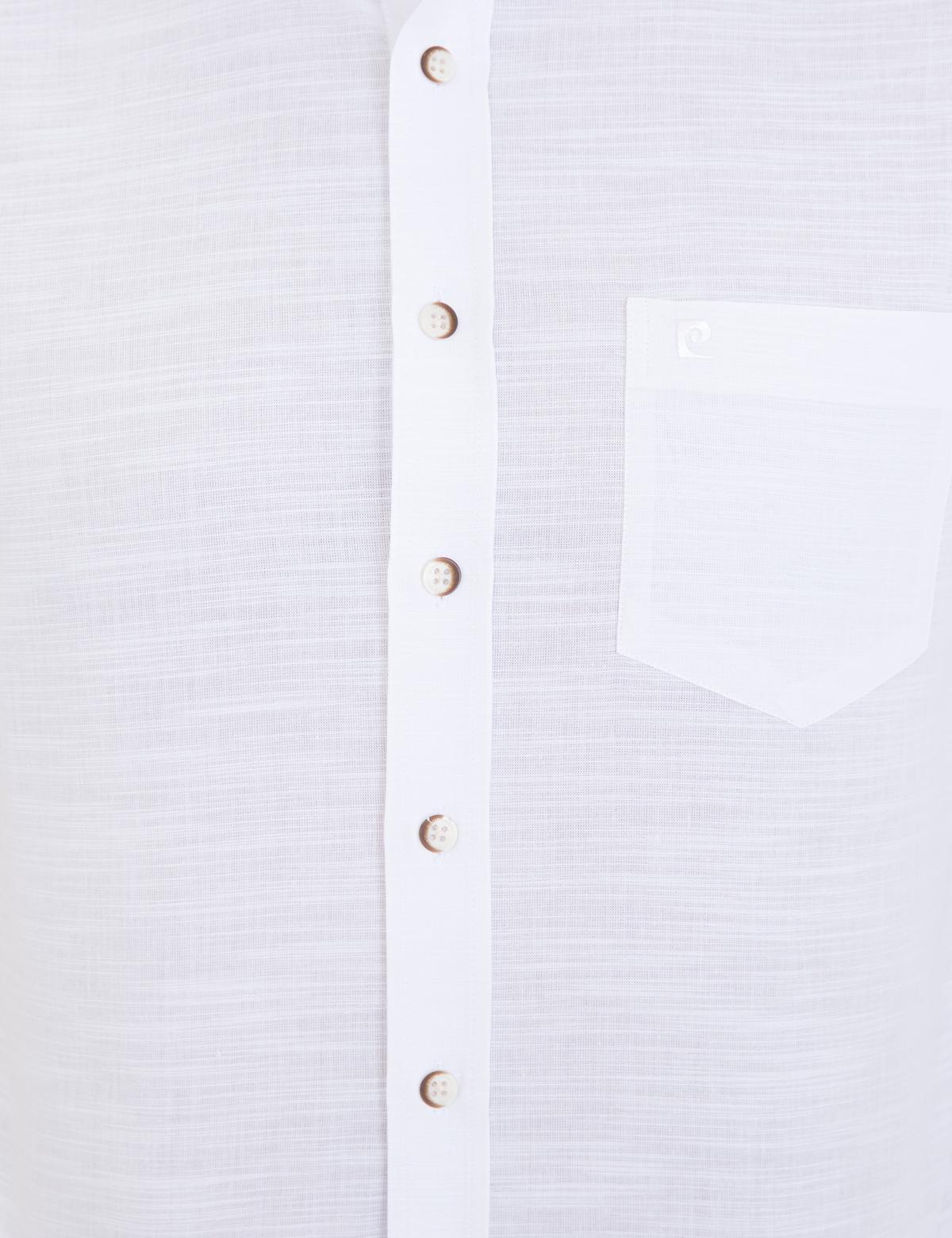 Beyaz Regular Fit Kısa Kollu Gömlek - 50236009002