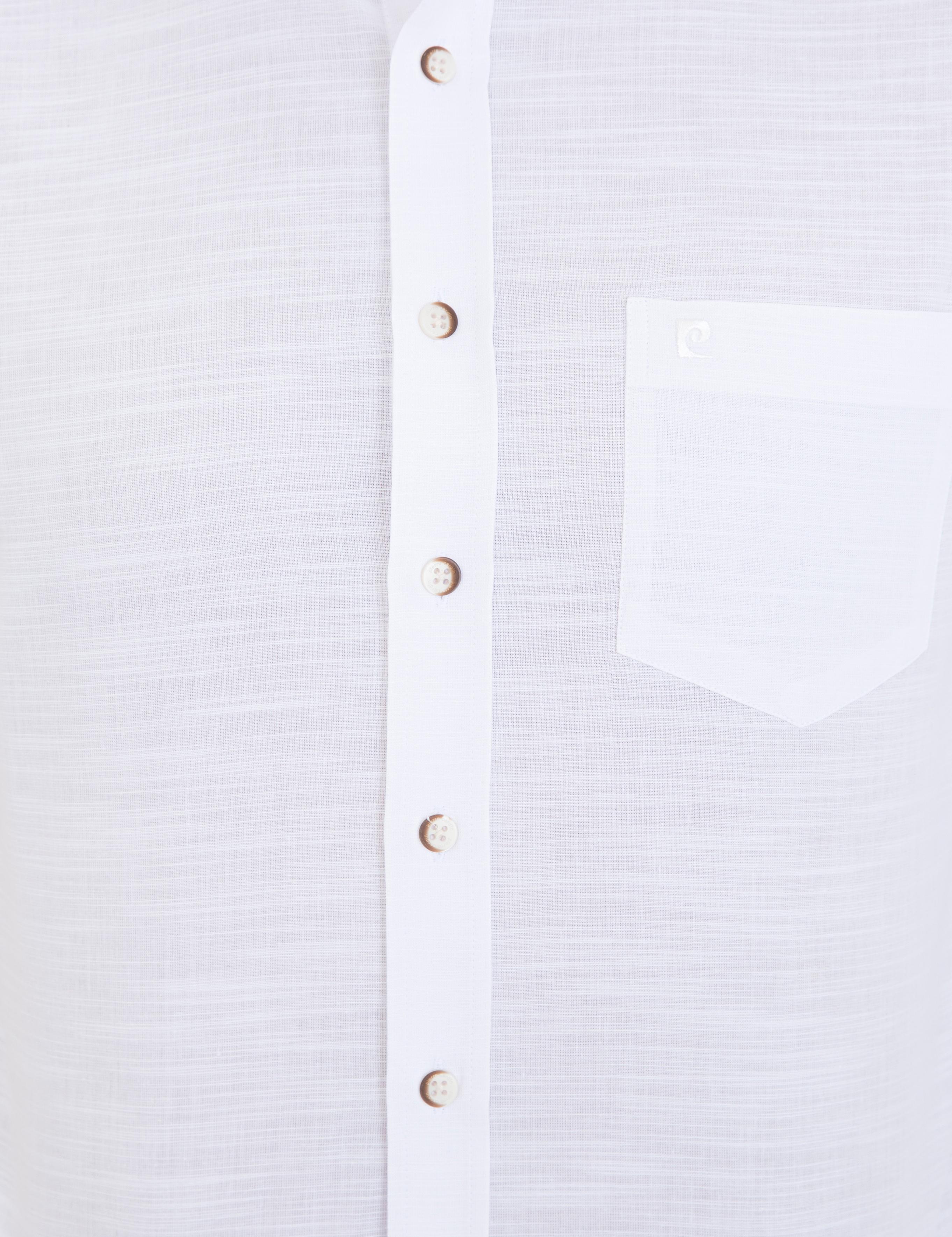 Beyaz Regular Fit Kısa Kollu Gömlek