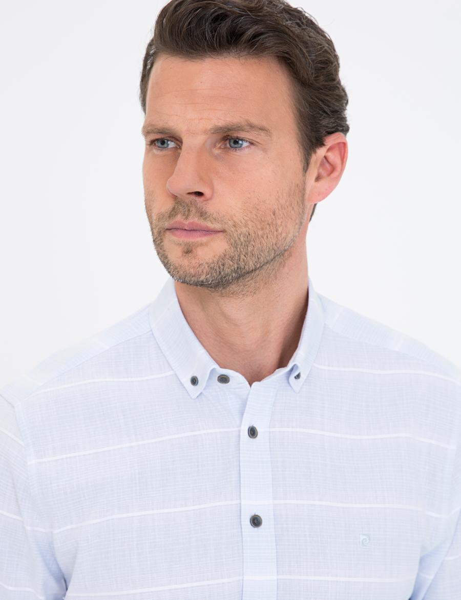 Açık Mavi Regular Fit Uzun Kollu Gömlek