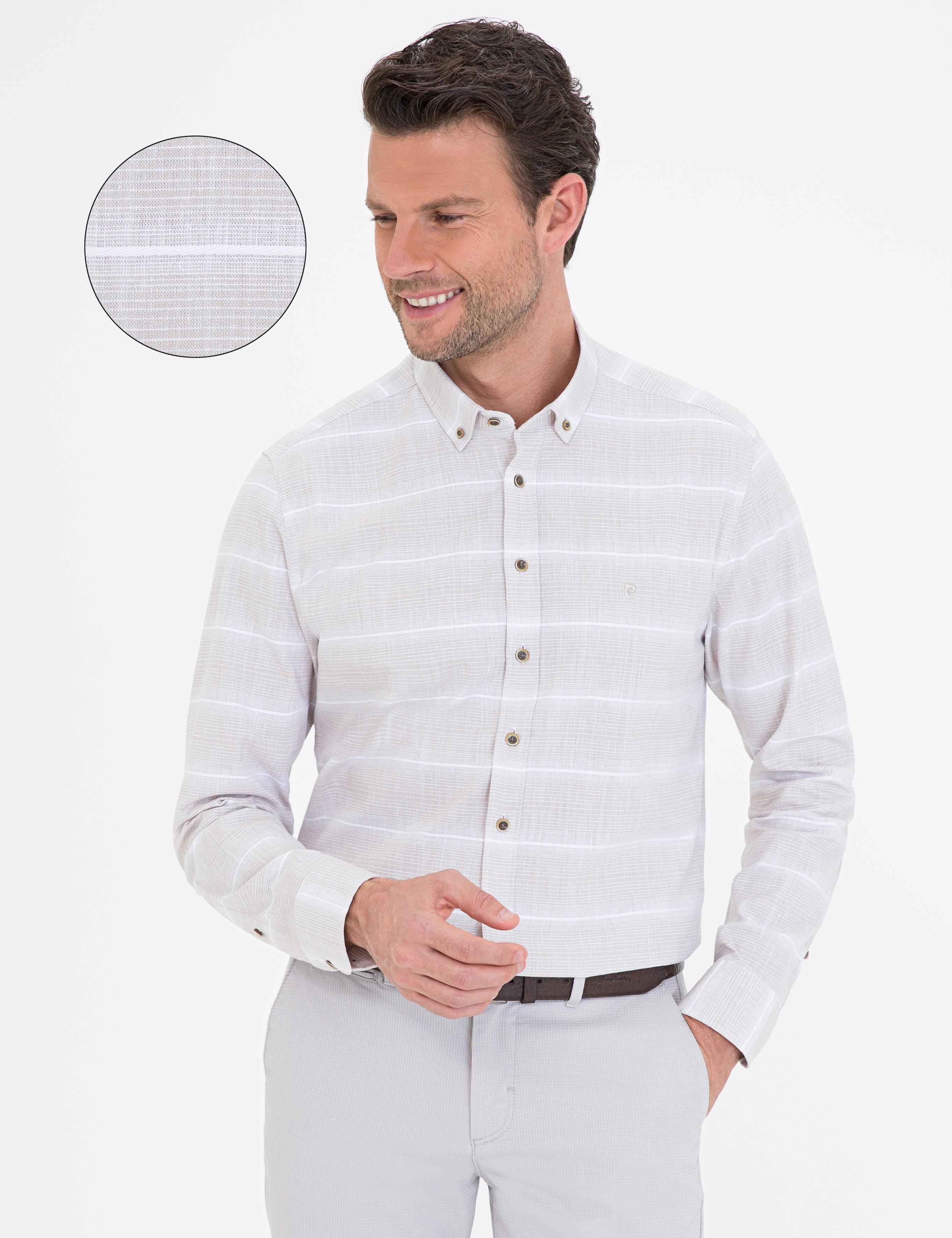 Bej Regular Fit Gömlek