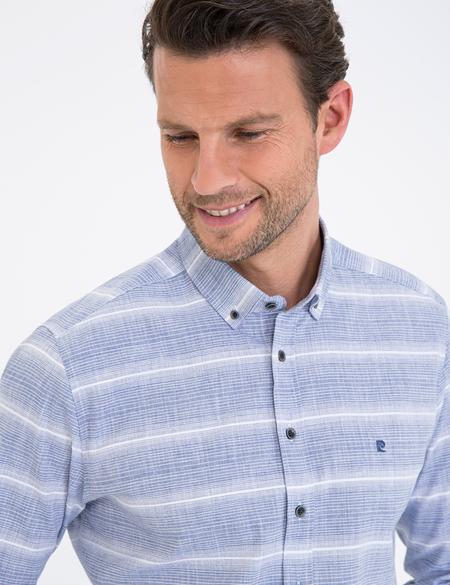 Lacivert Regular Fit Uzun Kollu Gömlek - 50236673015