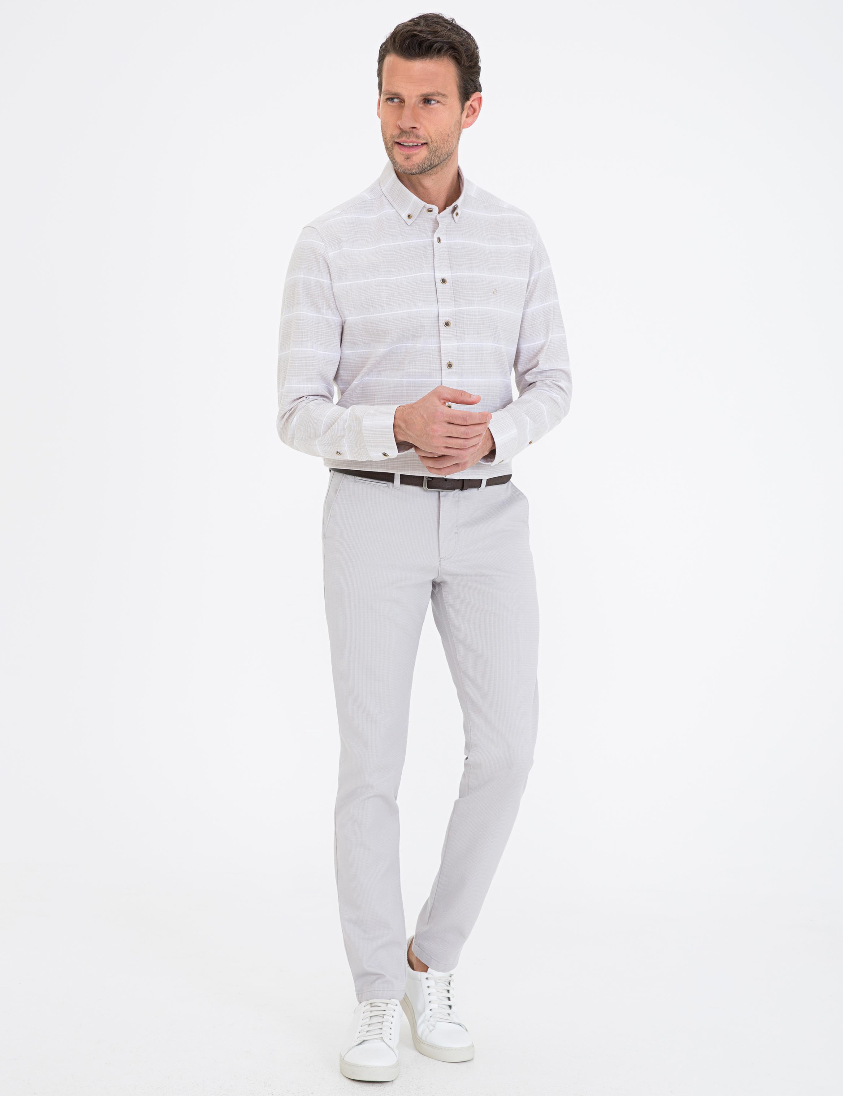 Bej Regular Fit Gömlek