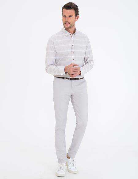 Bej Regular Fit Gömlek - 50236673020