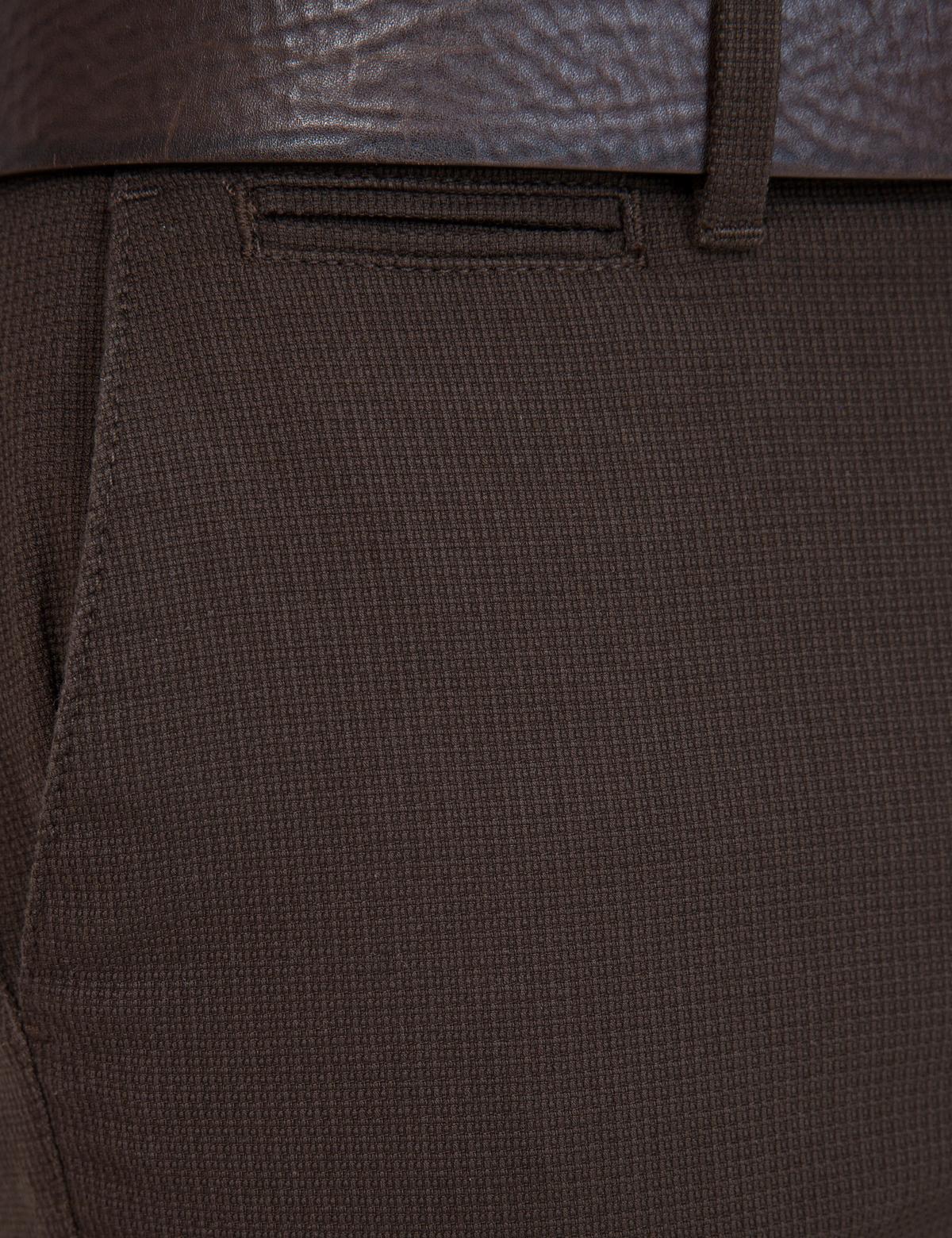 Kahverengi Slim Fit Kanvas Pantolon - 50236096095