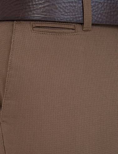 Açık Kahverengi Slim Fit Kanvas Pantolon