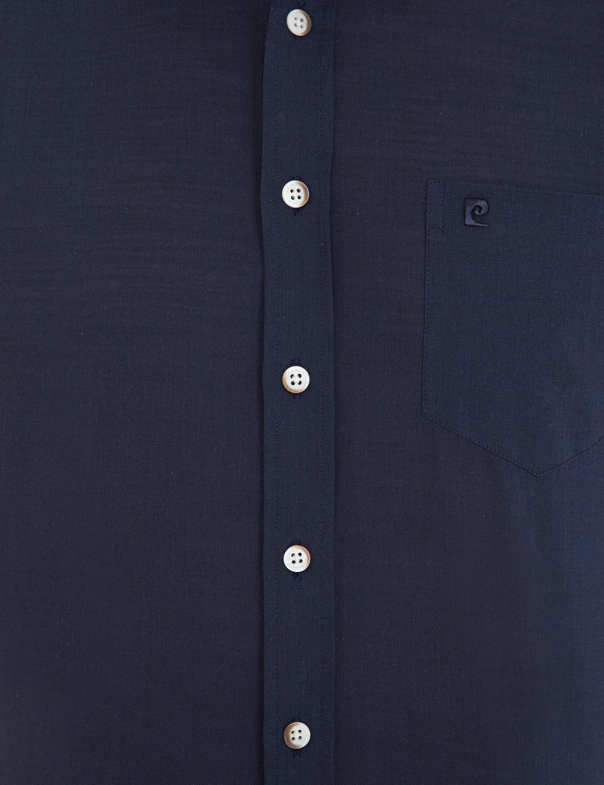 Lacivert Regular Fit Kısa Kollu Gömlek - 50236009019