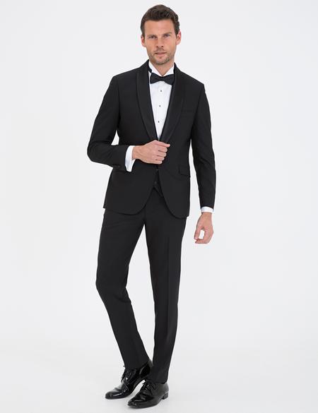 Siyah Ex. Slim Fit Smokin - 50238683020