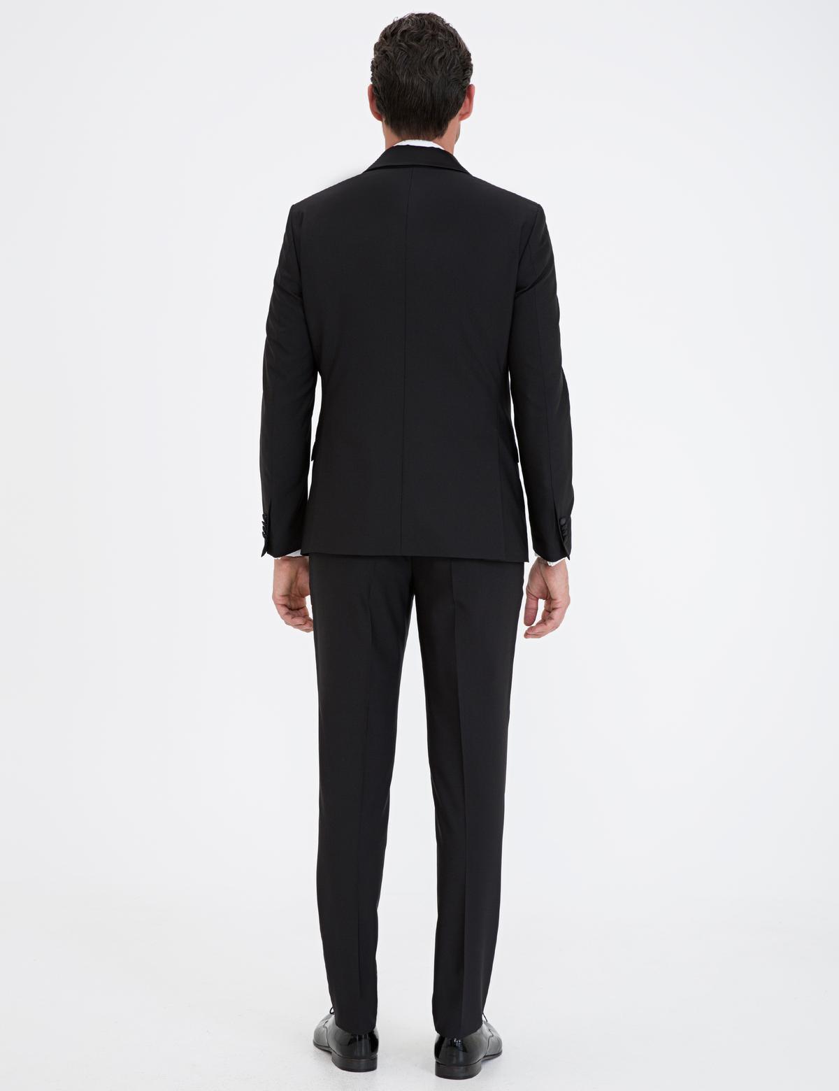 Siyah Ex. Slim Fit Smokin - 50238683020