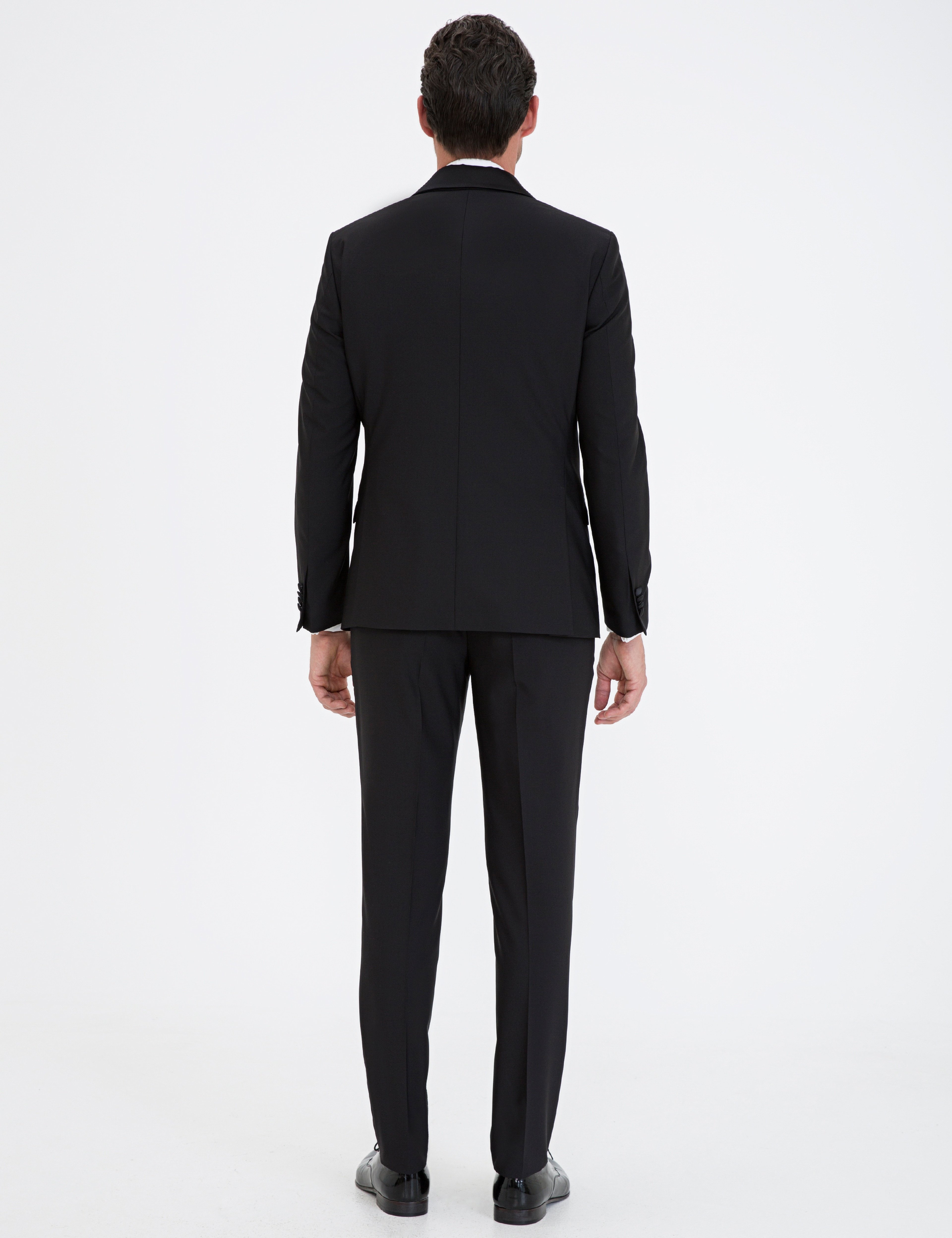 Siyah Ex. Slim Fit Smokin - Image 5