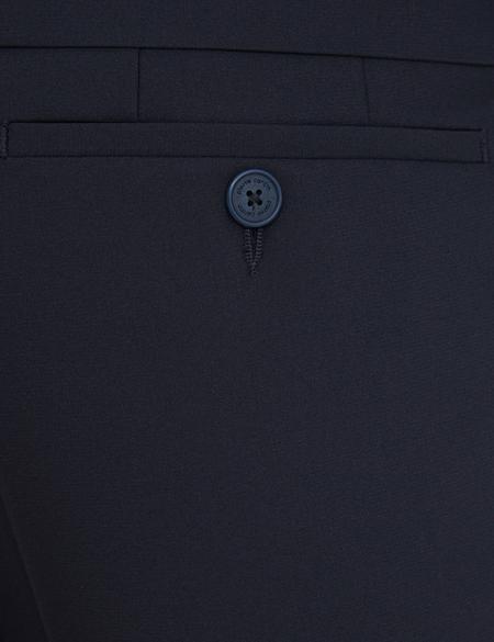 Lacivert Ex. Slim Fit Smokin Damatlık - 50238683050