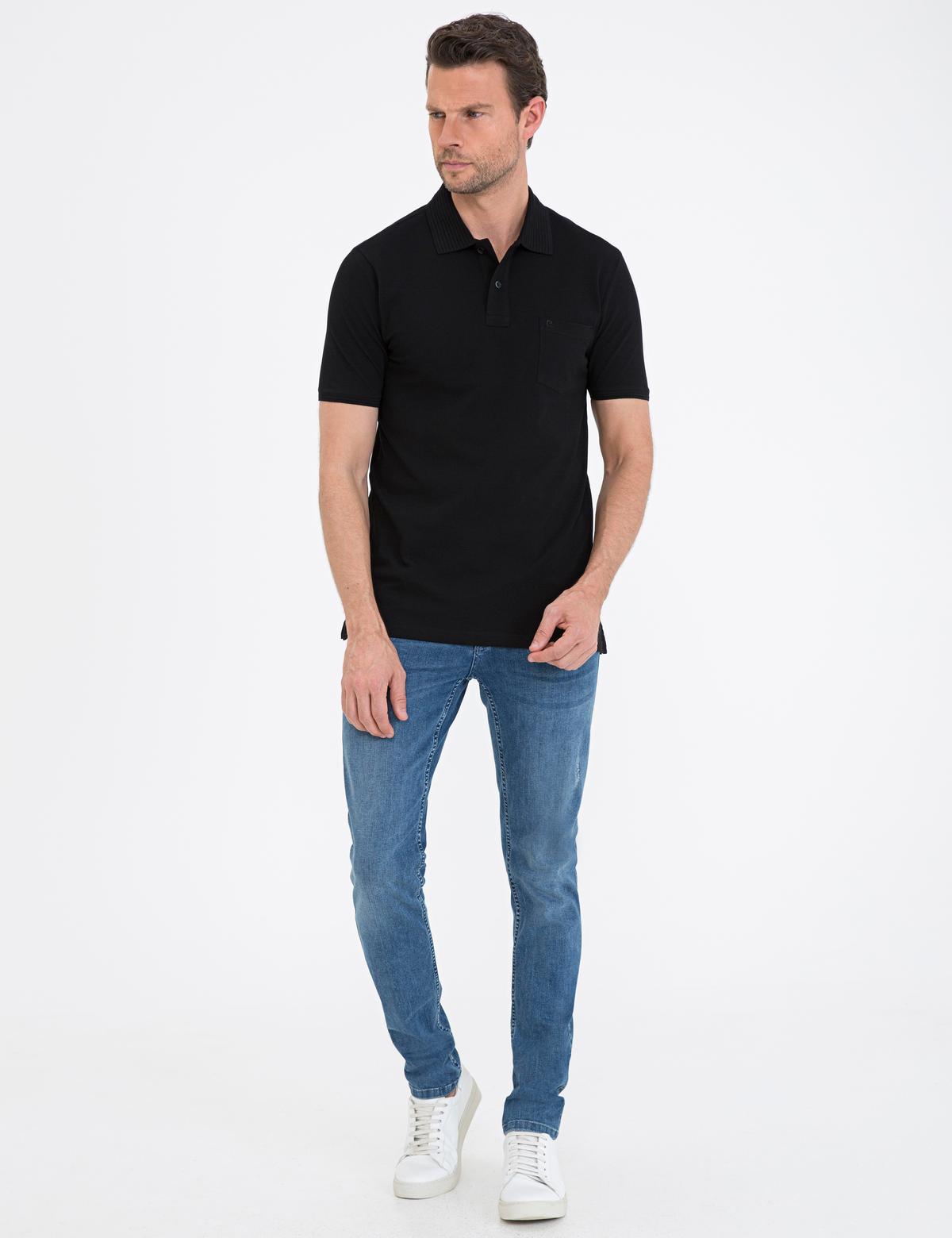 Siyah Regular Fit Basic Tişört - 50232387109