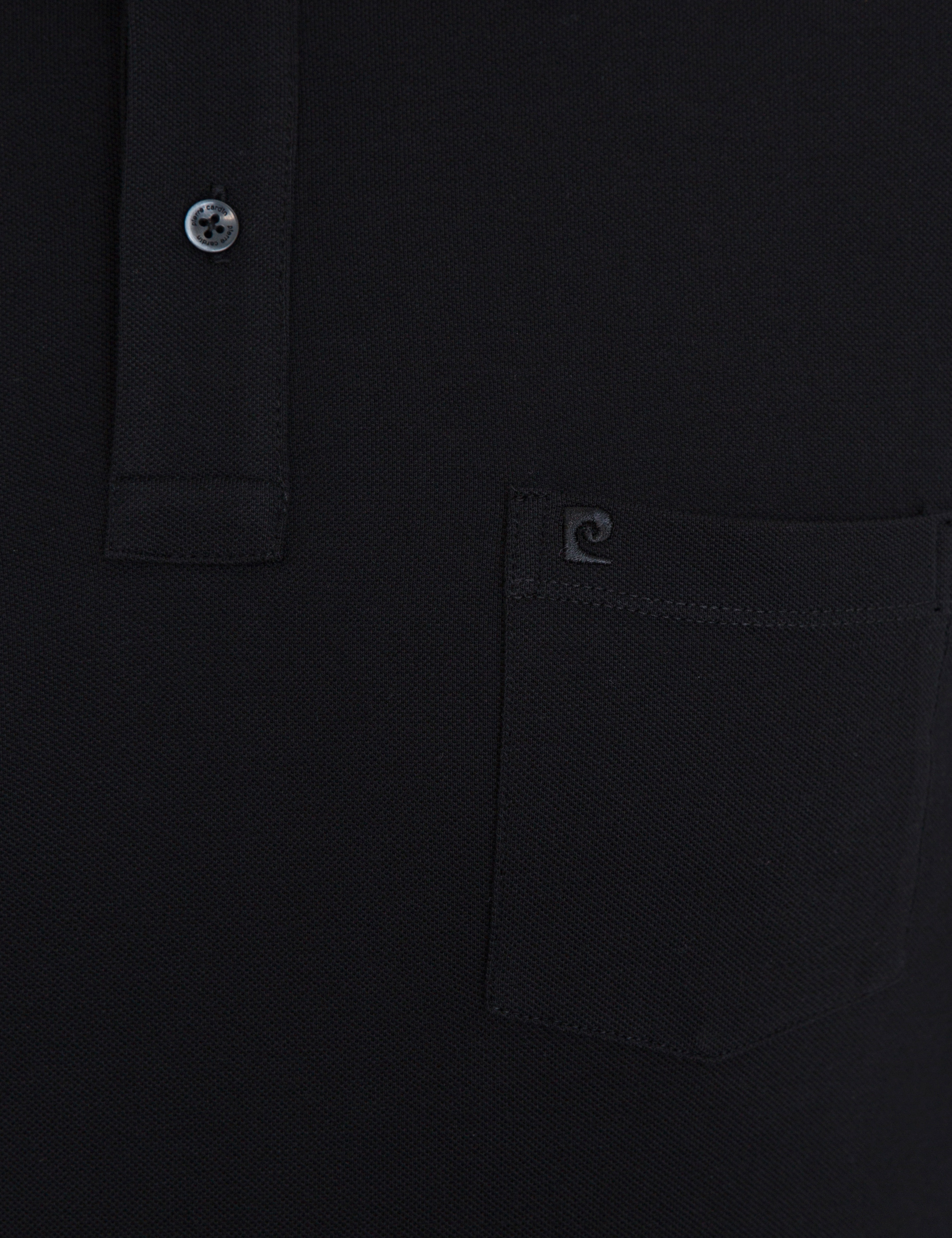 Siyah Regular Fit Basic Tişört - Image 5