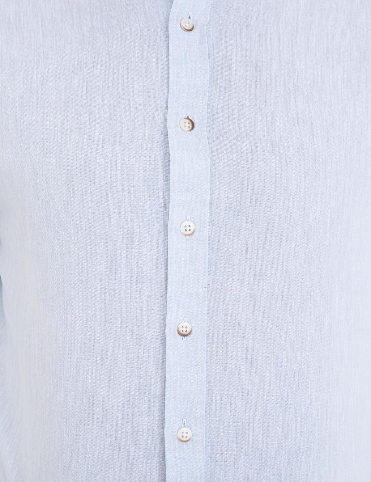 Açık Mavi Regular Fit Uzun Kollu Gömlek - 50235132139