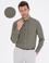 Haki Regular Fit Uzun Kollu Gömlek