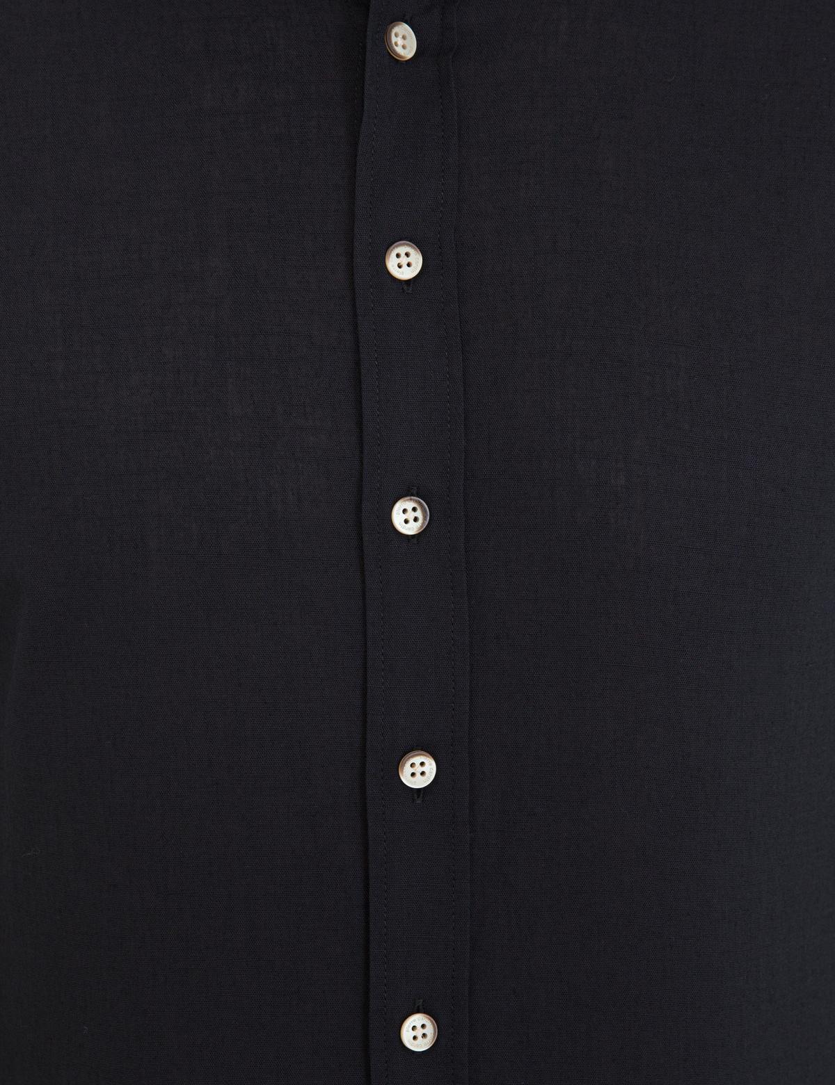 Siyah Regular Fit Uzun Kollu Gömlek - 50235132100