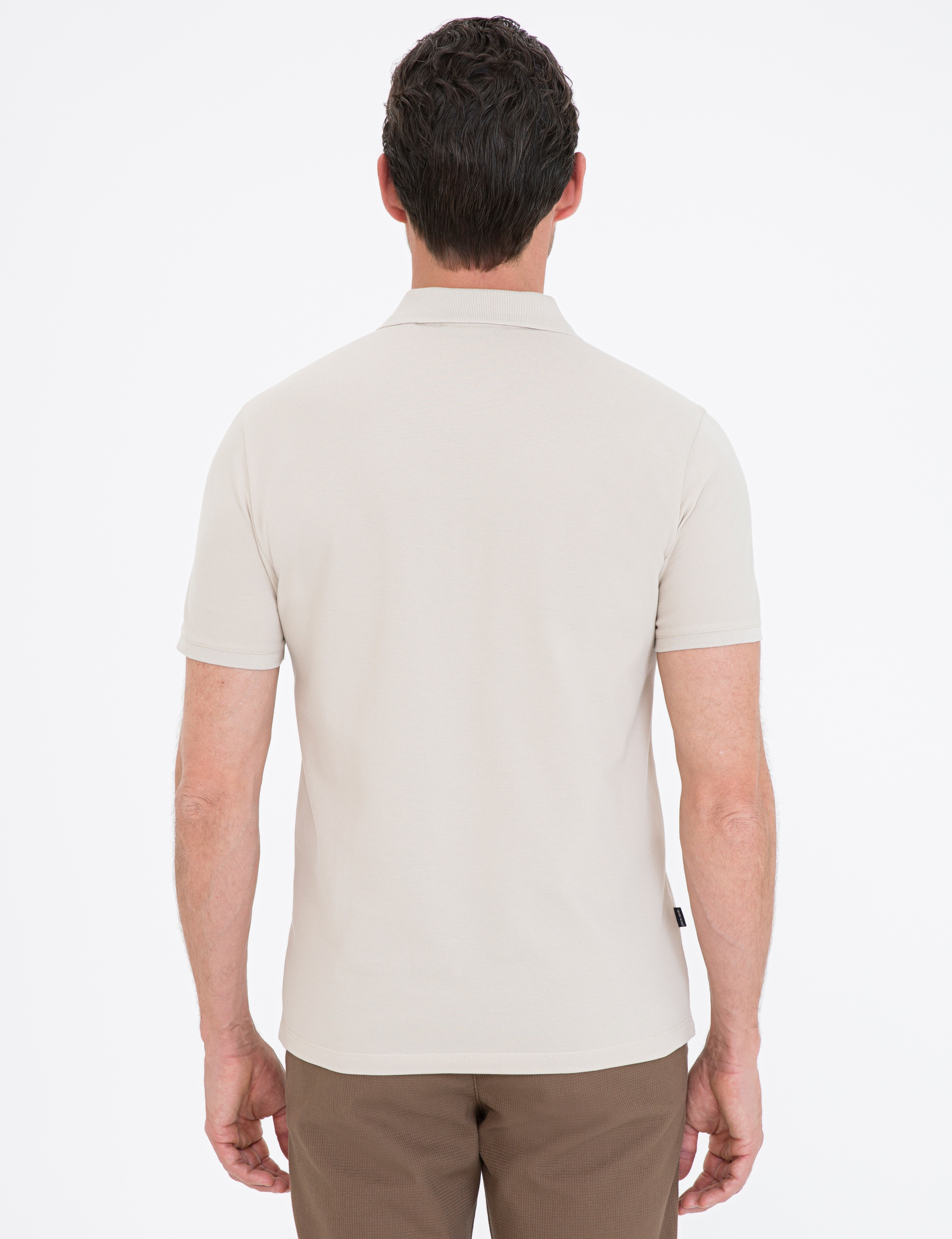 Taş Slim Fit Basic Polo Yaka T-Shirt - Image 3