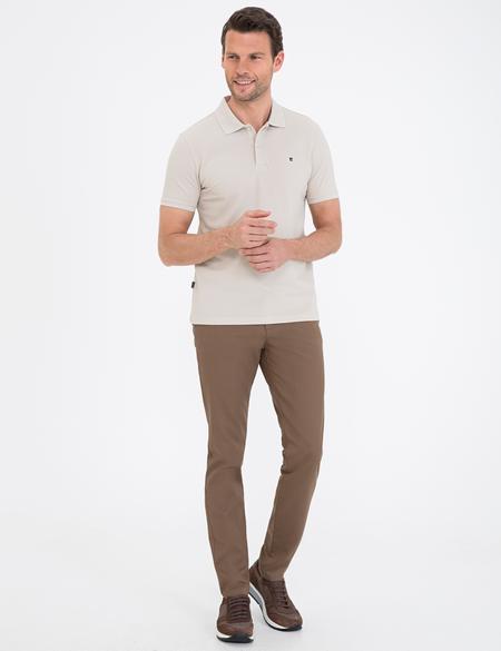 Taş Slim Fit Basic Polo Yaka T-Shirt - 50239843046
