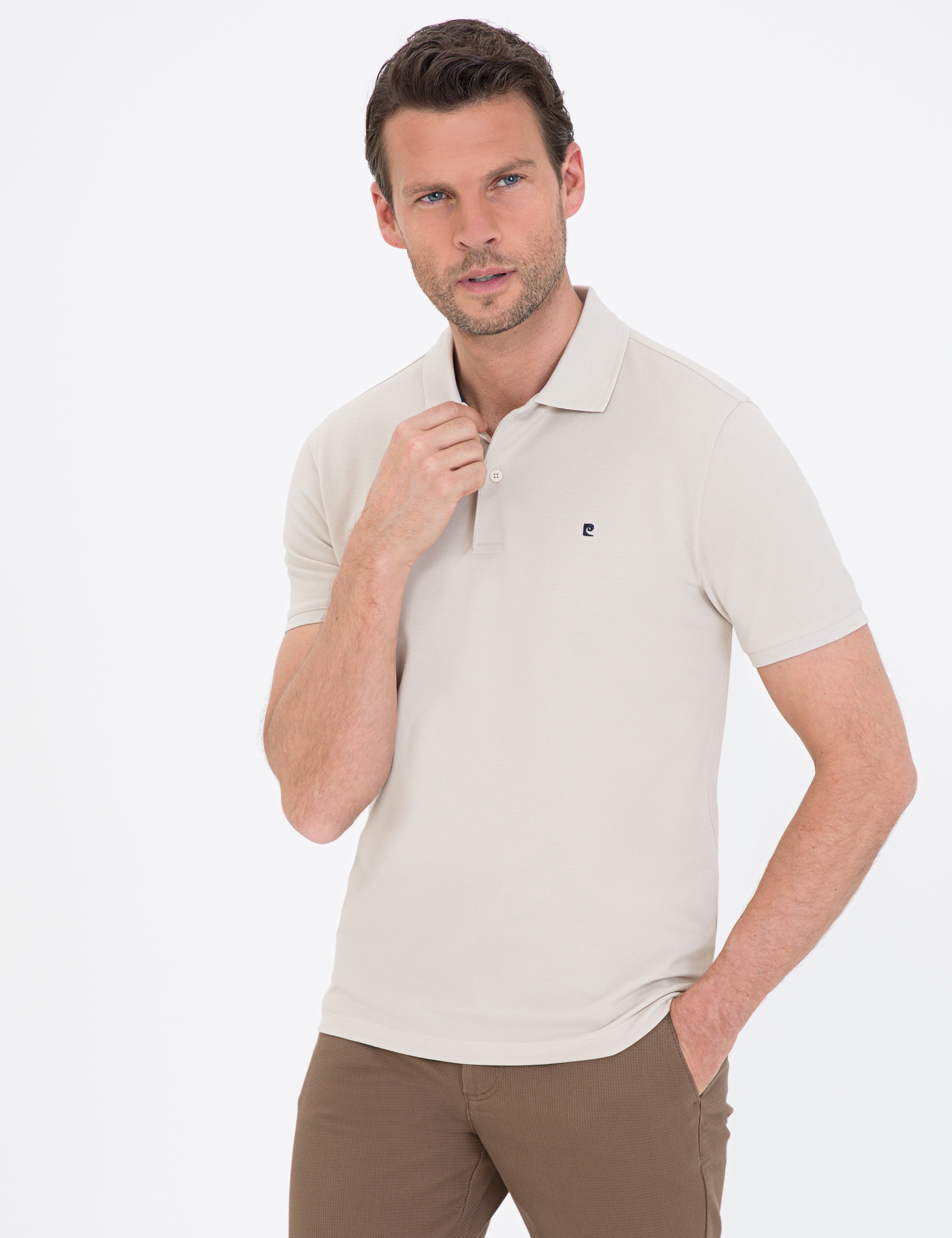 Taş Slim Fit Basic Polo Yaka T-Shirt - Image 1