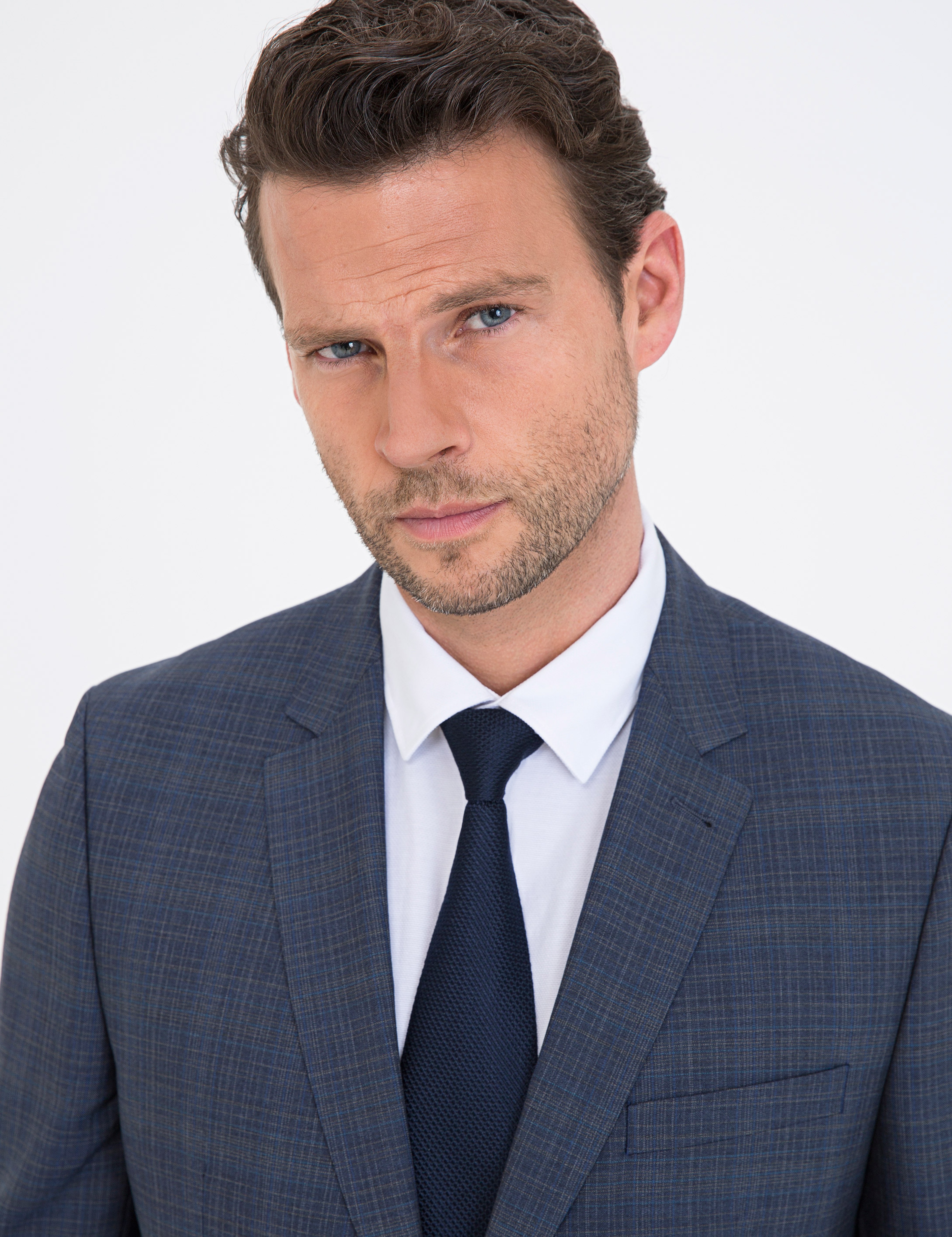Lacivert Slim Fit Takım Elbise - Image 2