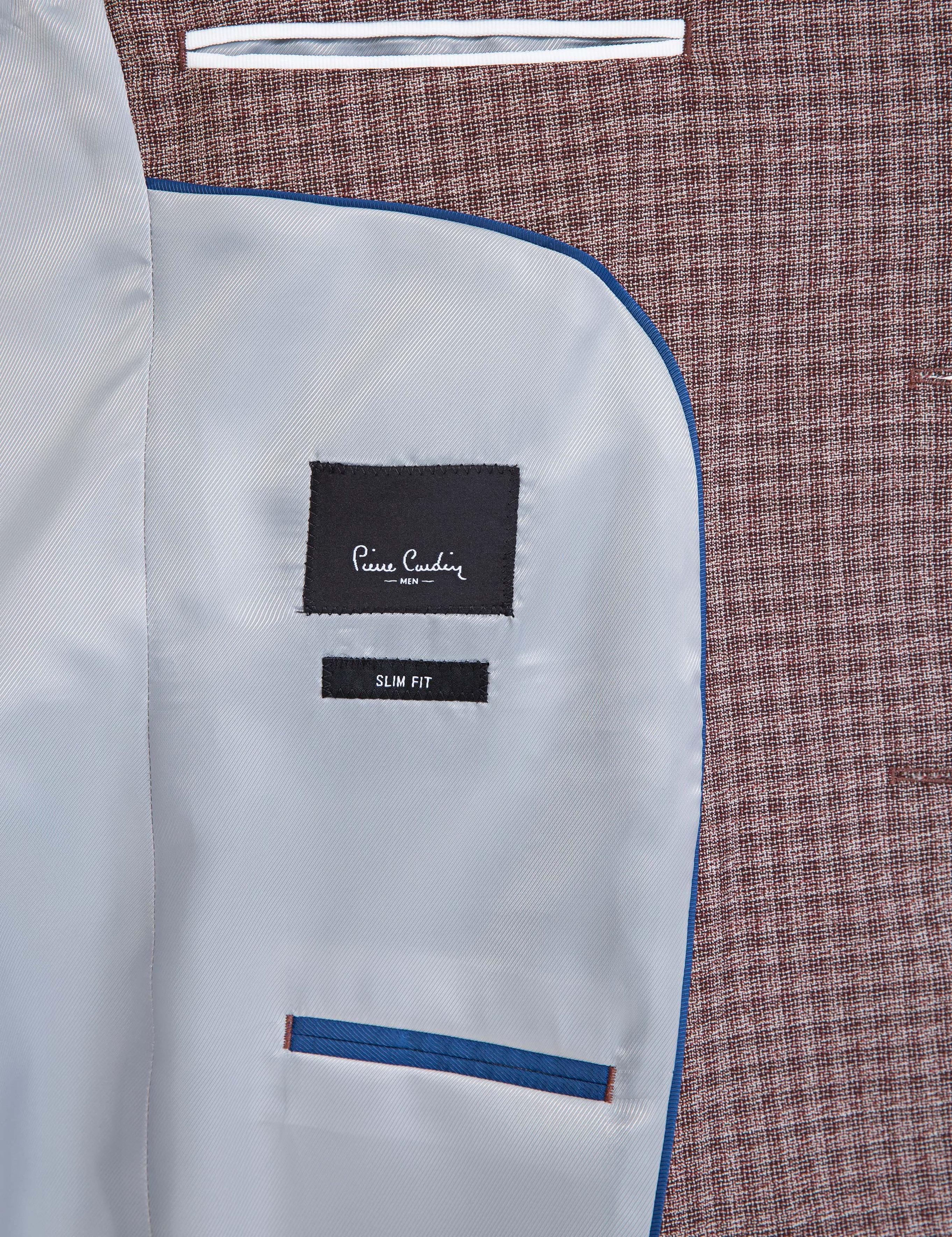 Bordo Slim Fit Takım Elbise