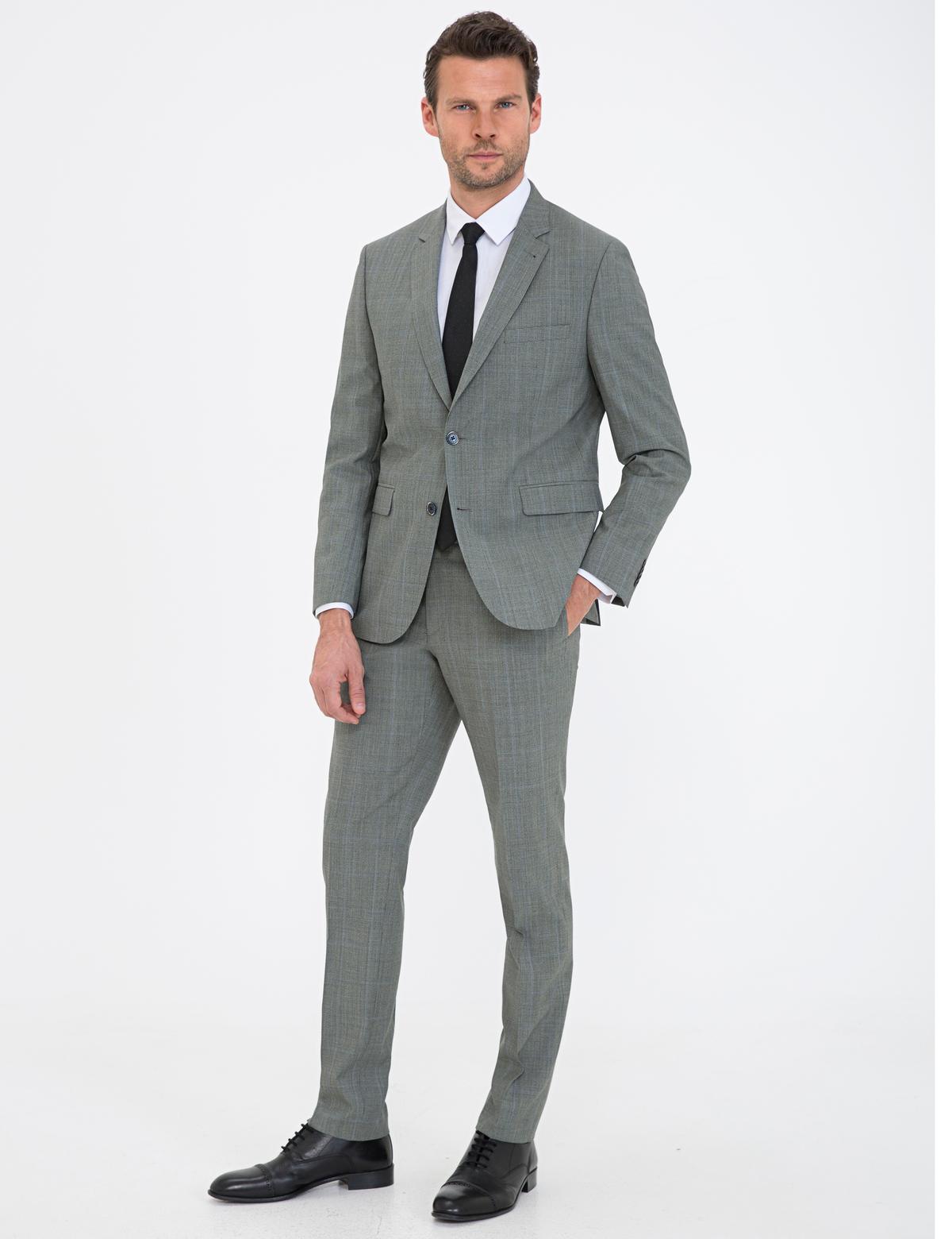 Antrasit Slim Fit Takım Elbise - 50233565005