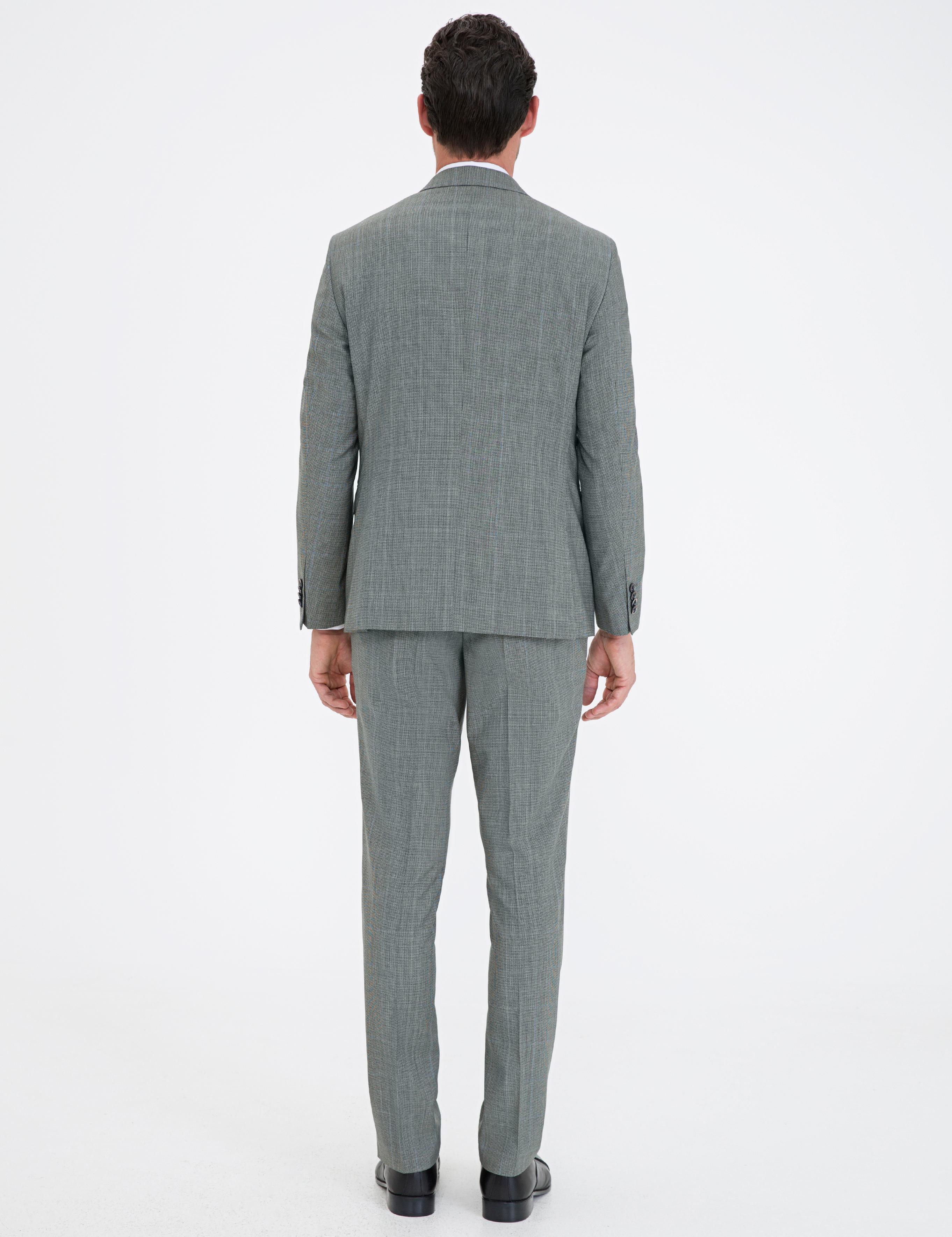 Antrasit Slim Fit Takım Elbise