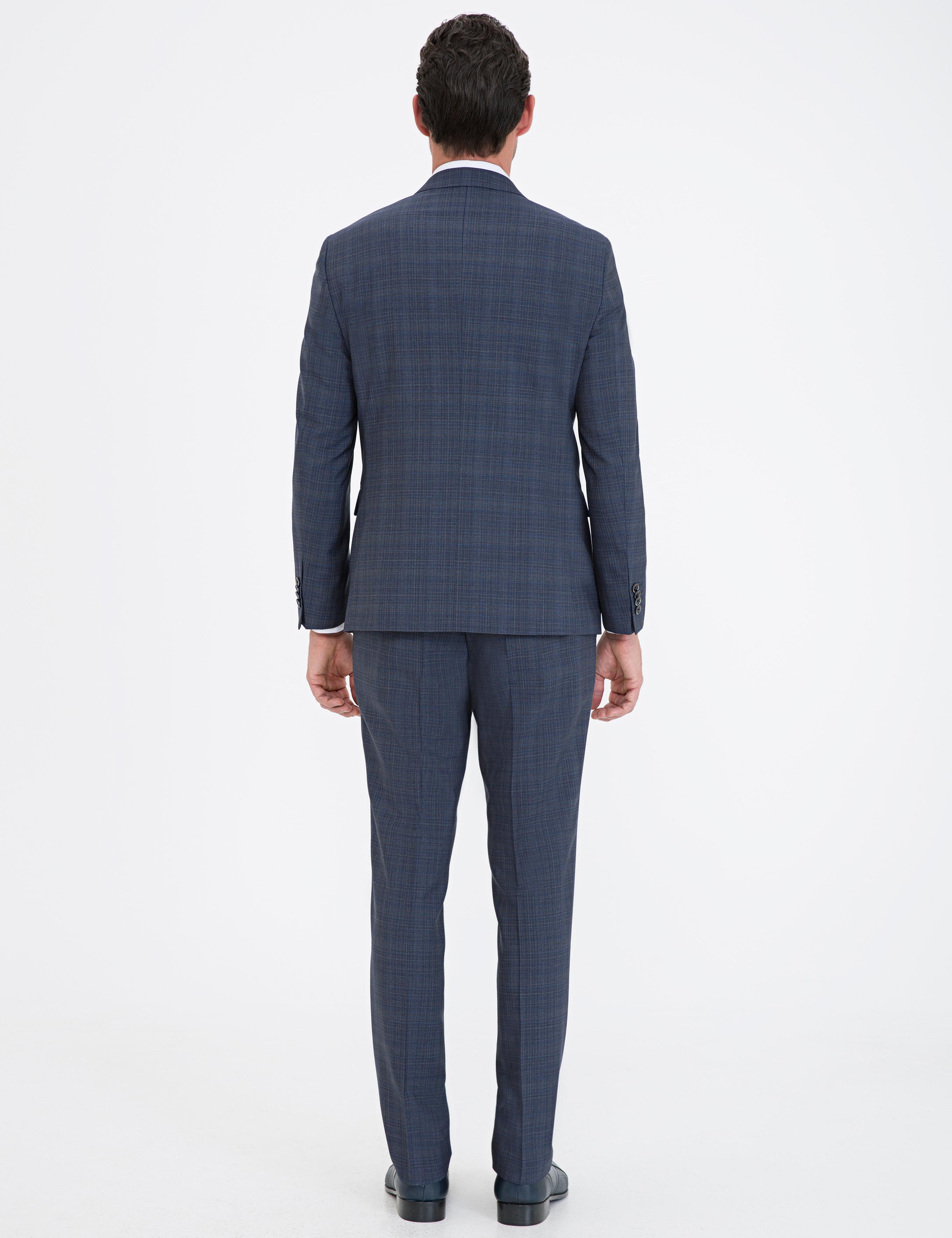 Lacivert Slim Fit Takım Elbise