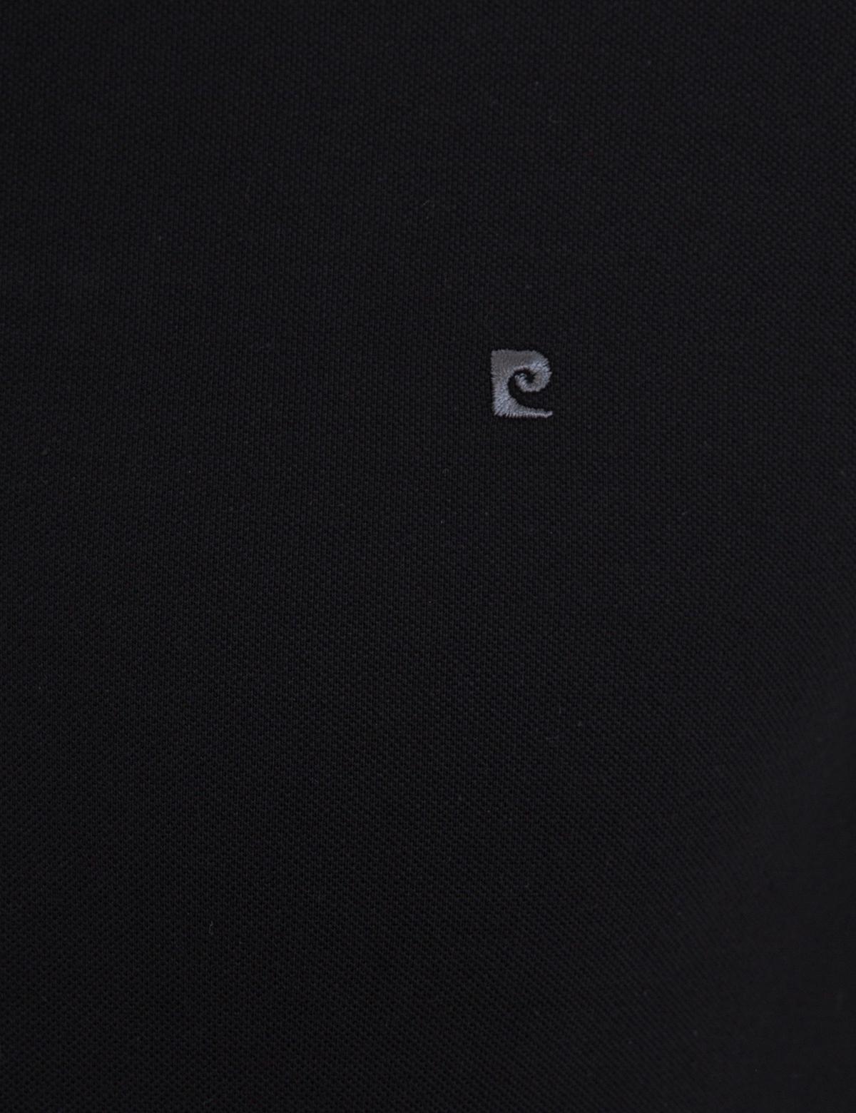 Siyah Slim Fit Polo Yaka Basic Tişört - 50239844014