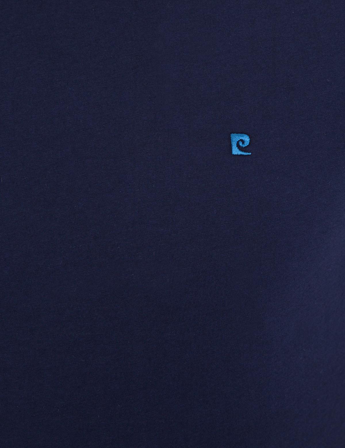 Lacivert Slim Fit Bisiklet Yaka Basic T-Shirt - 50239845019