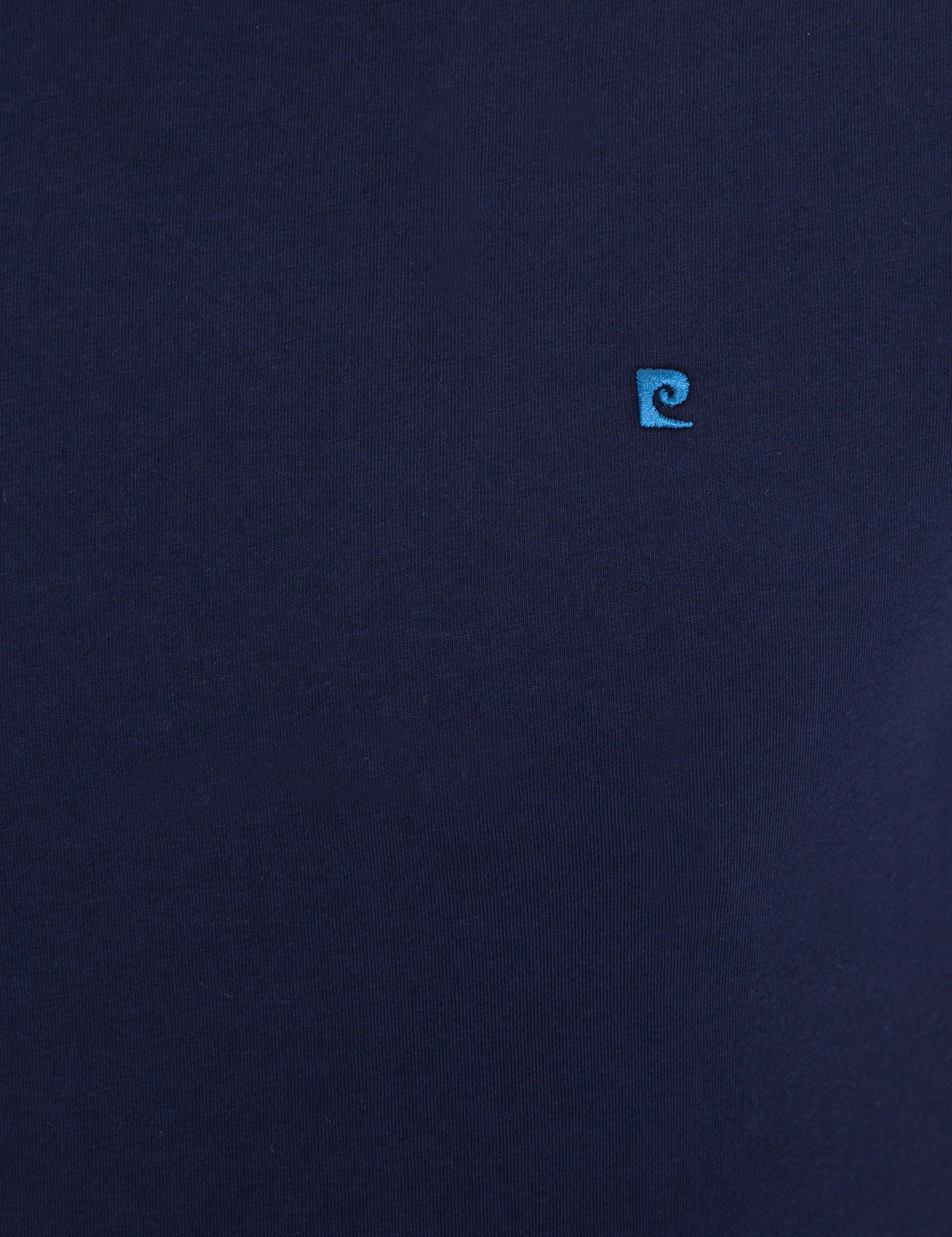 Lacivert Slim Fit Bisiklet Yaka Basic T-Shirt