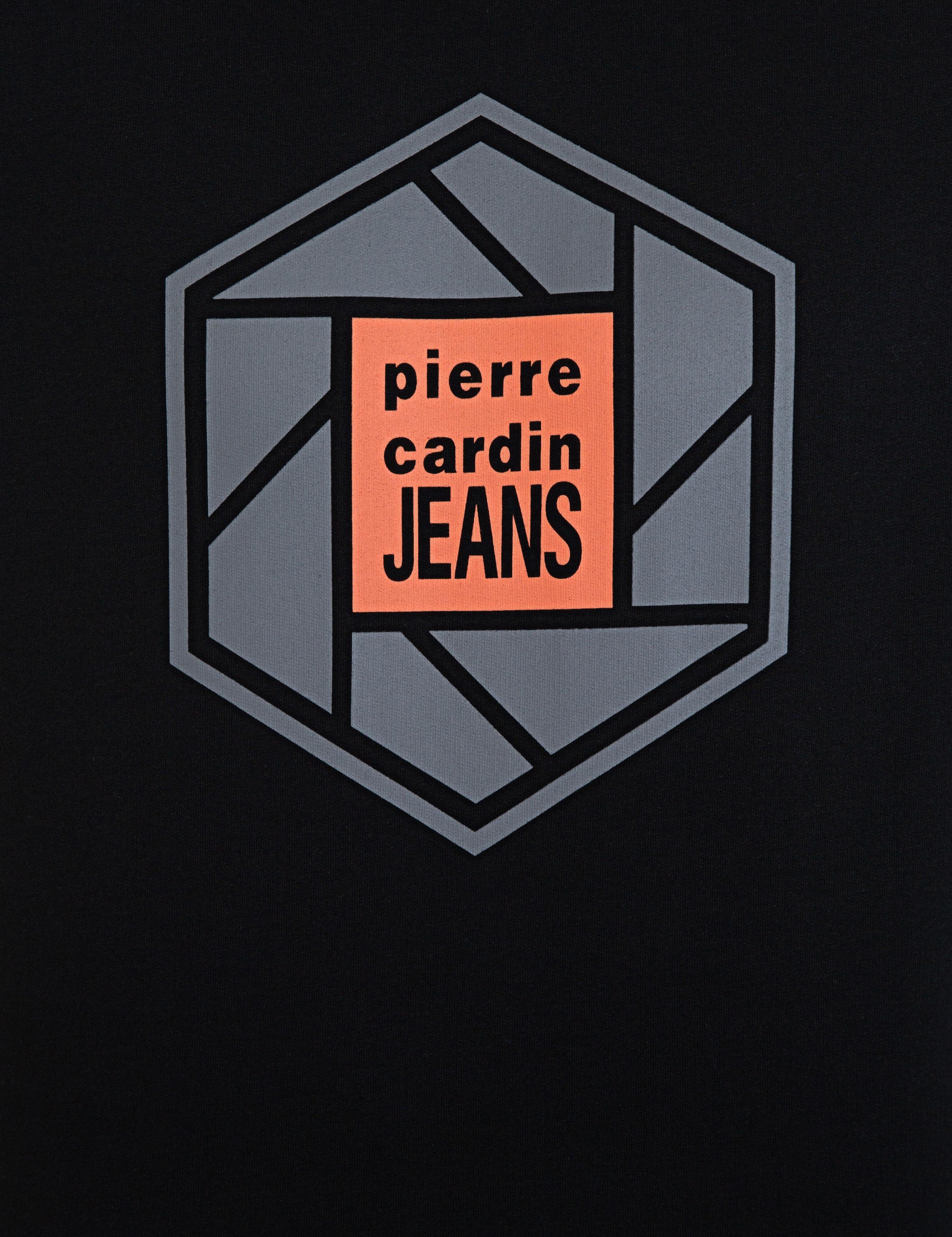 Siyah Standart Fit Kapüşonlu Sweatshirt