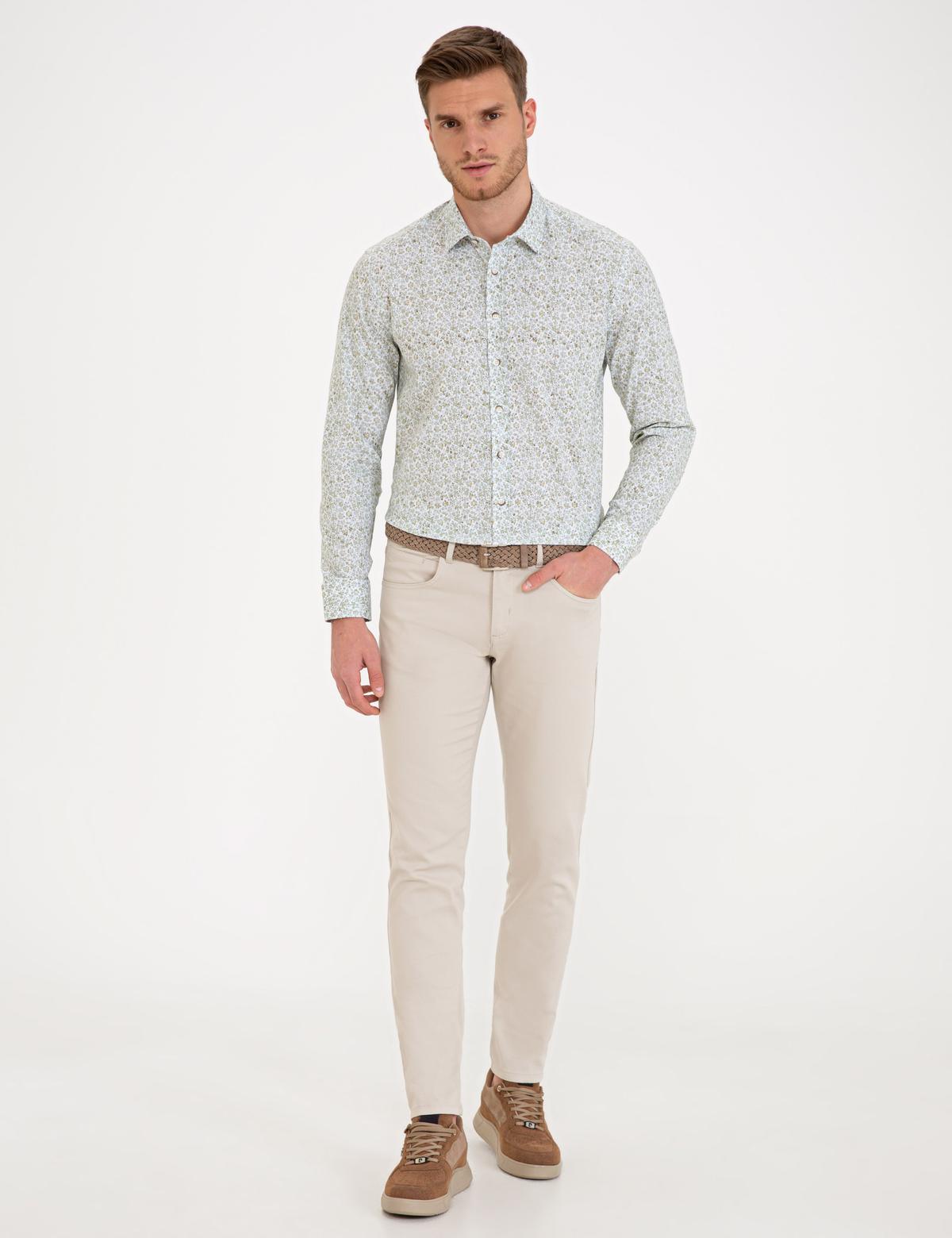 Yeşil Regular Fit Gömlek - 50233045025