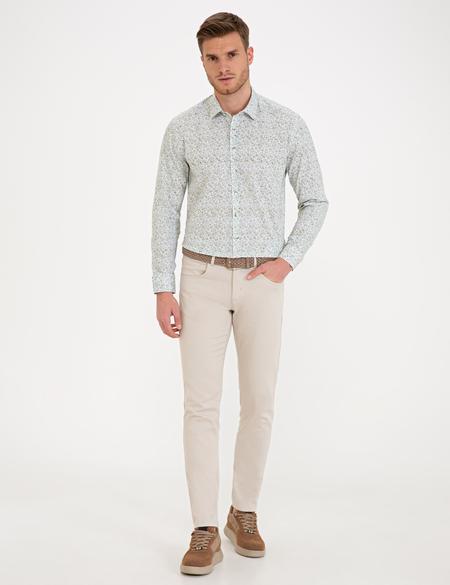 Yeşil Regular Fit Gömlek - 50233045025