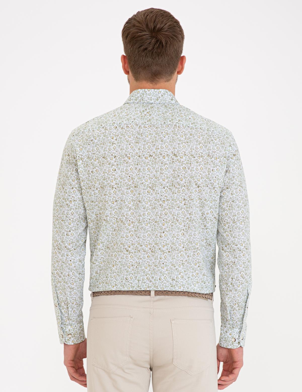 Yeşil Regular Fit Gömlek - 50233045025