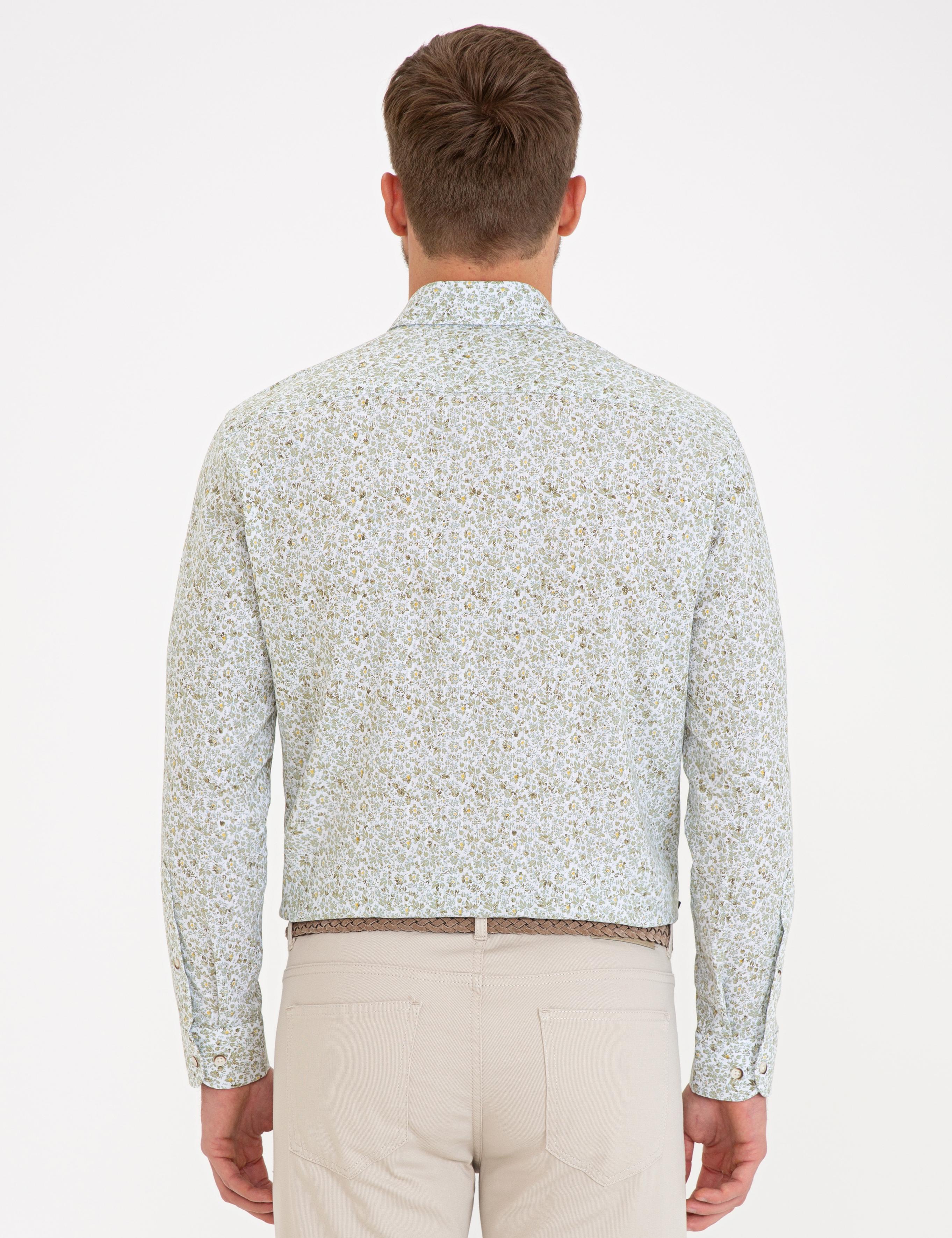 Yeşil Regular Fit Gömlek