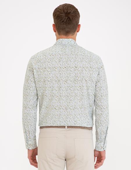 Yeşil Regular Fit Gömlek - 50233045025