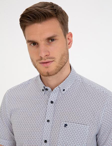 Siyah Regular Fit Kısa Kollu Gömlek - 50237324005