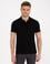 Siyah Slim Fit Basic Polo Yaka T-Shirt