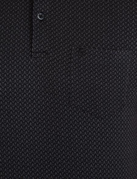 Siyah Regular Fit Polo Yaka T-Shirt - 50232460116