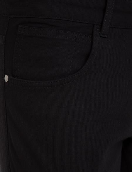 Siyah Slim Fit Chino Pantolon - 50240024063