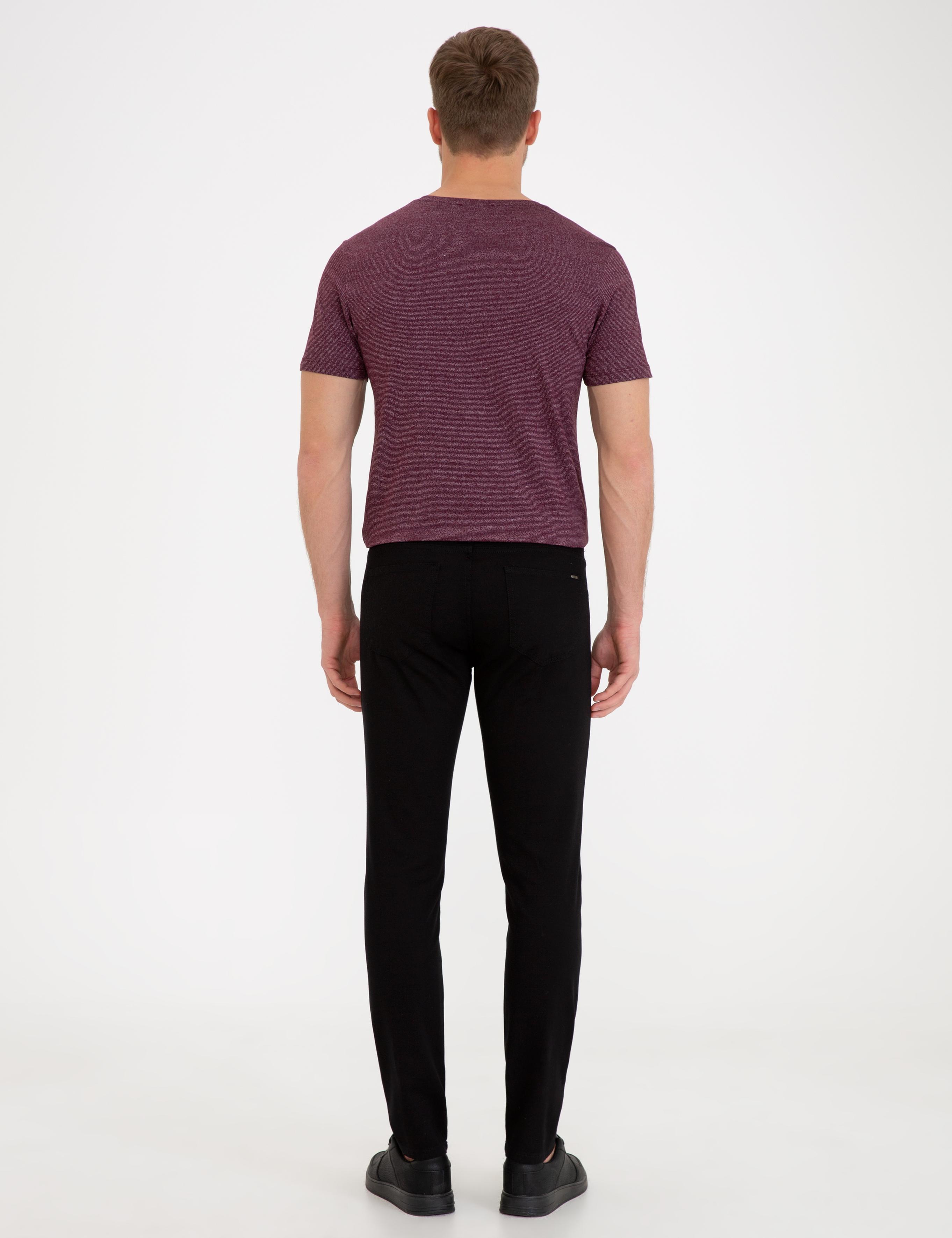 Siyah Slim Fit Chino Pantolon