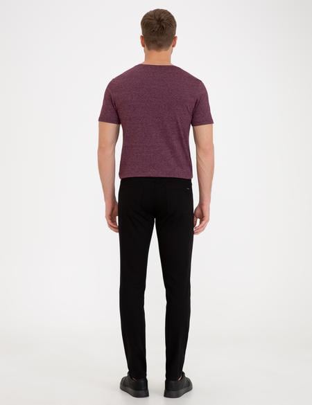 Siyah Slim Fit Chino Pantolon - 50240024063