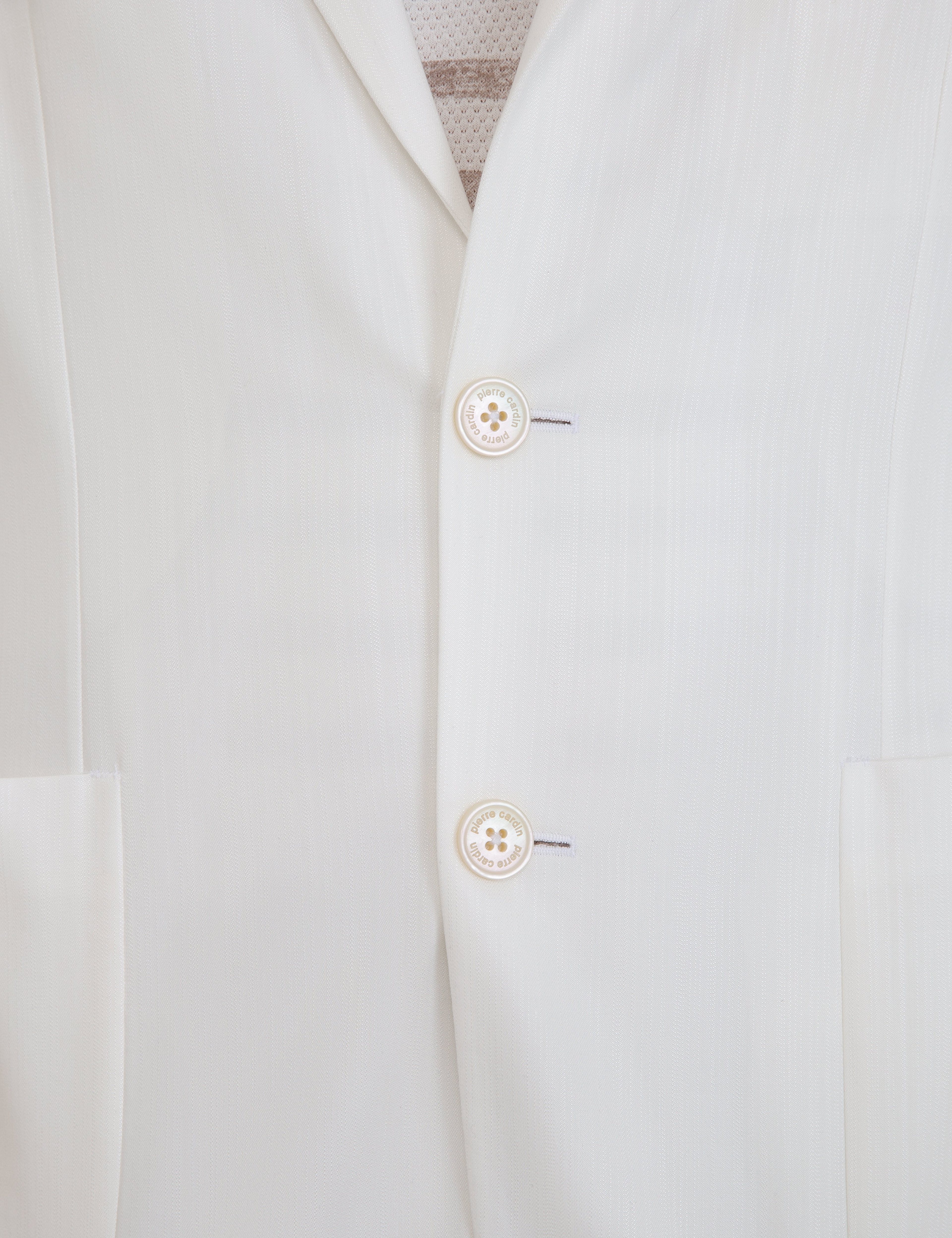 Ekru Slim Fit Ceket