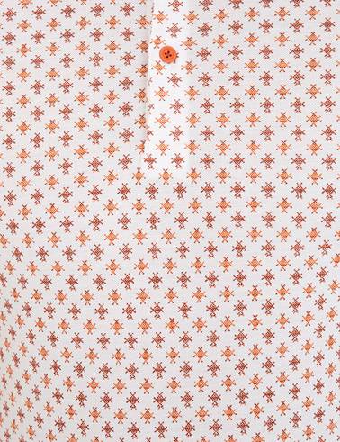 Beyaz Slim Fit Polo Yaka T-Shirt