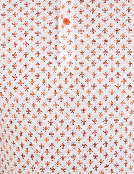 Beyaz Slim Fit Polo Yaka Tişört - 50226954007