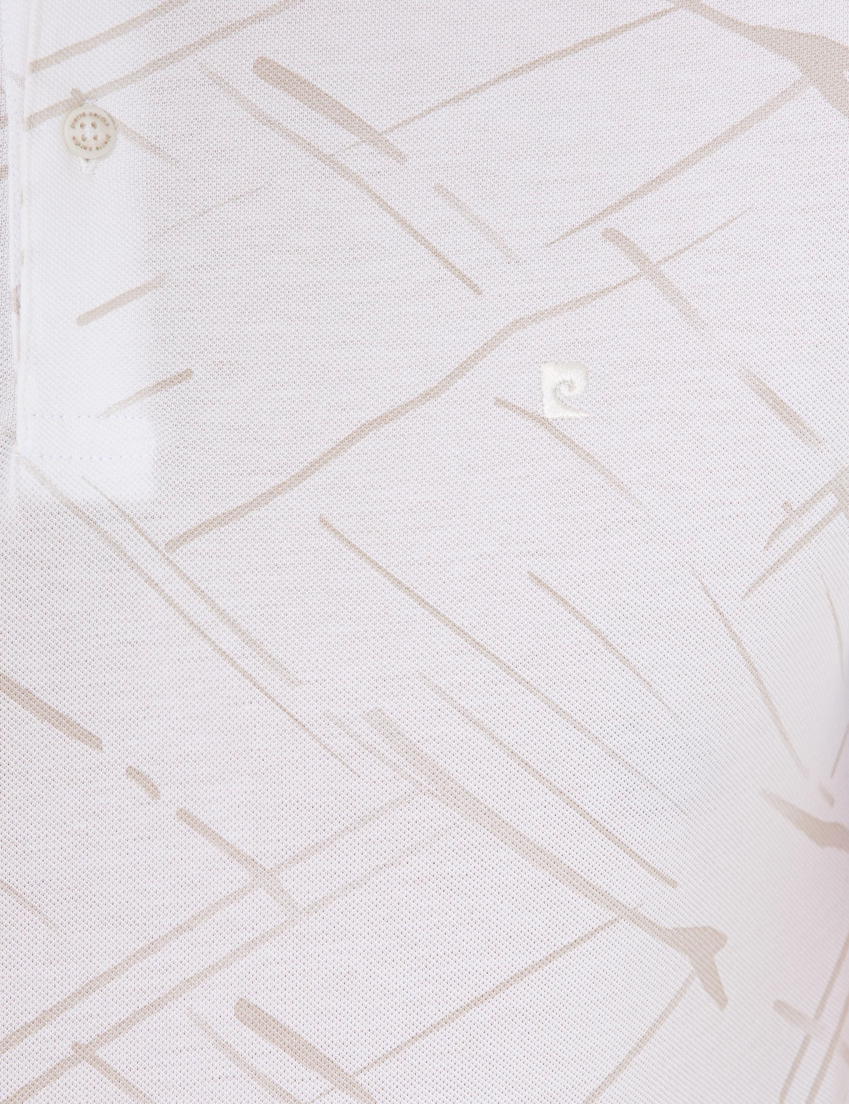 Beyaz Slim Fit Polo Yaka T-Shirt