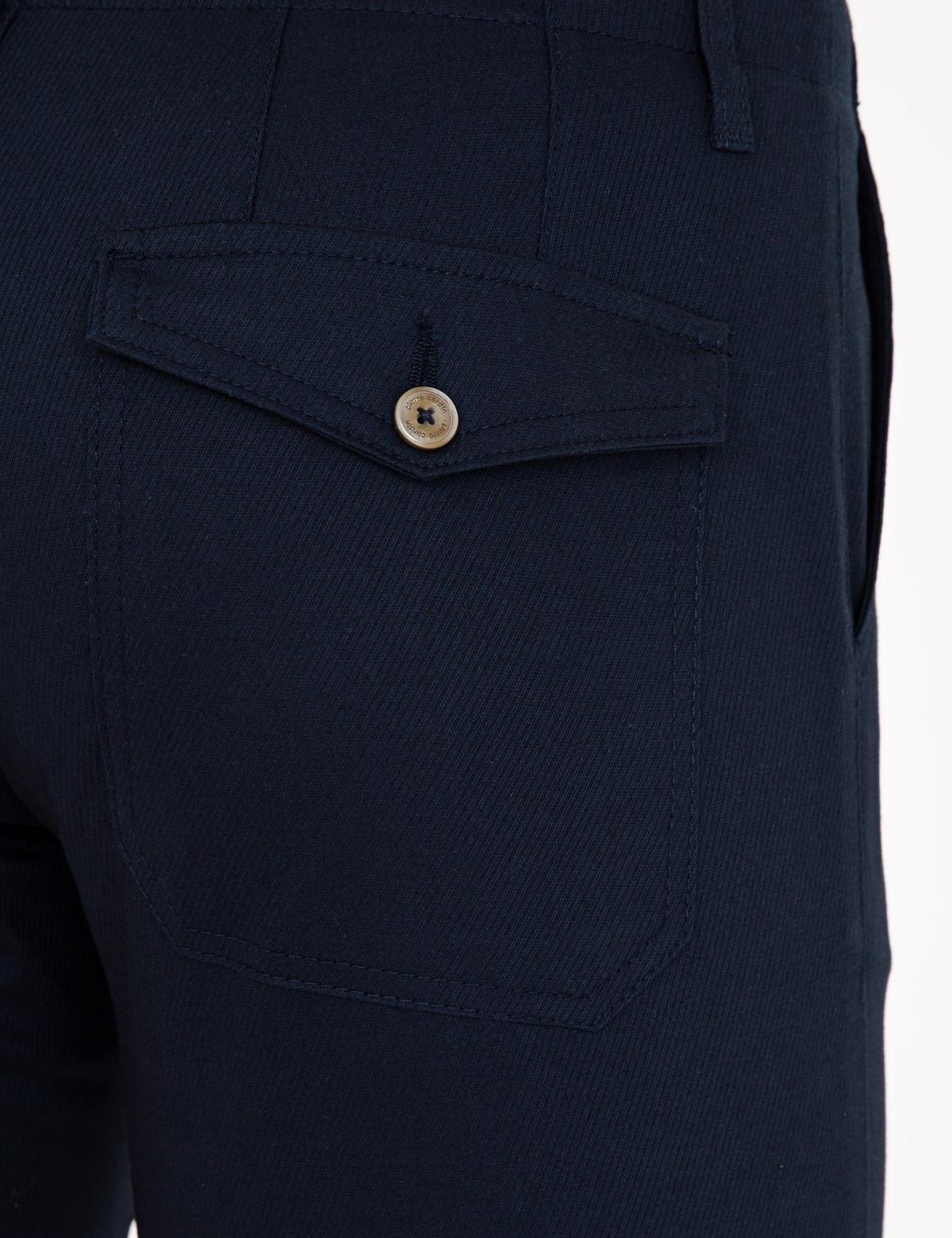 Lacivert Standart Fit Bermuda Şort - 50233249052