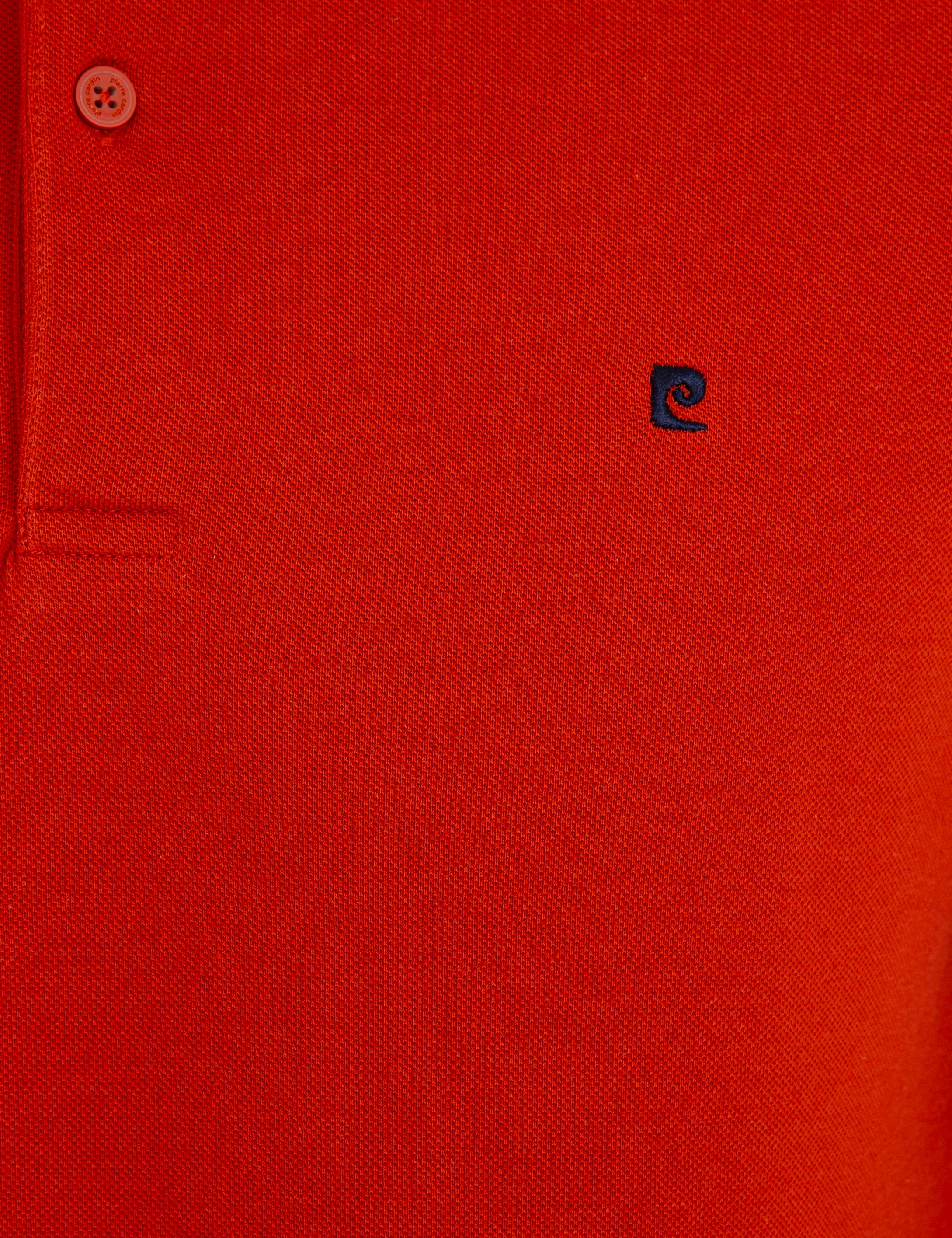 Kiremit Slim Fit Polo Yaka Basic Tişört - Image 5