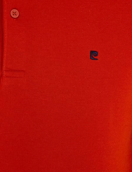 Kiremit Slim Fit Polo Yaka Basic  Tişört - 50239843078