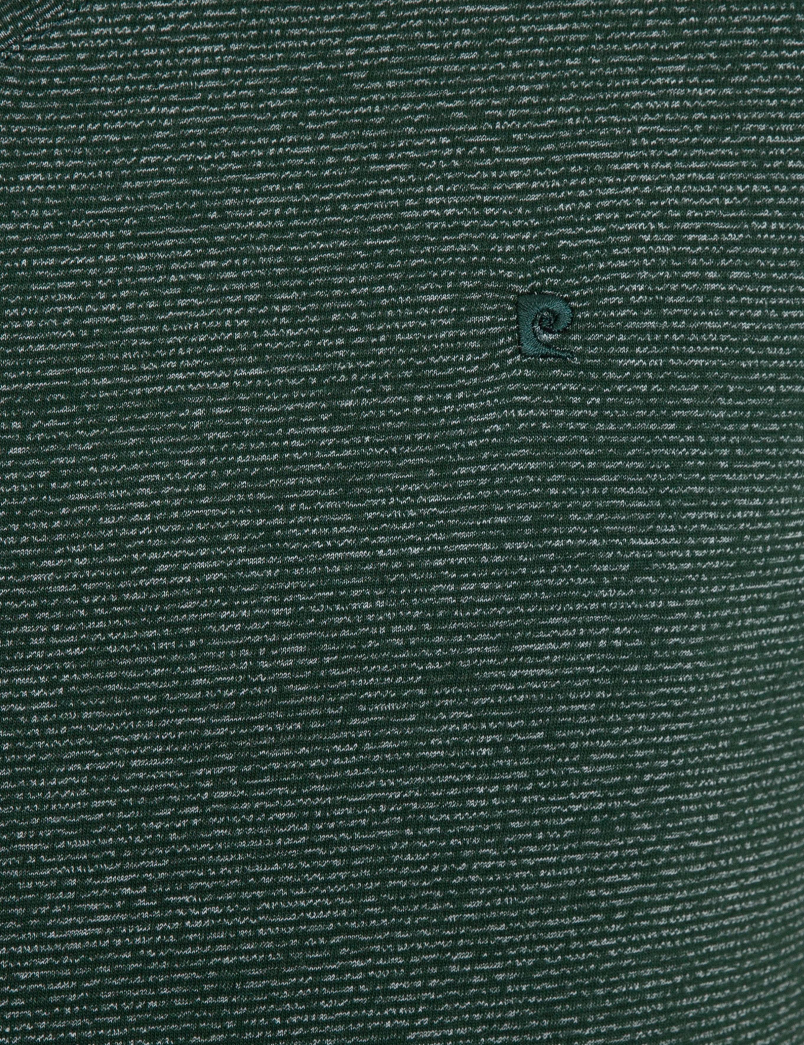 Koyu Yeşil Slim Fit V Yaka Tişört